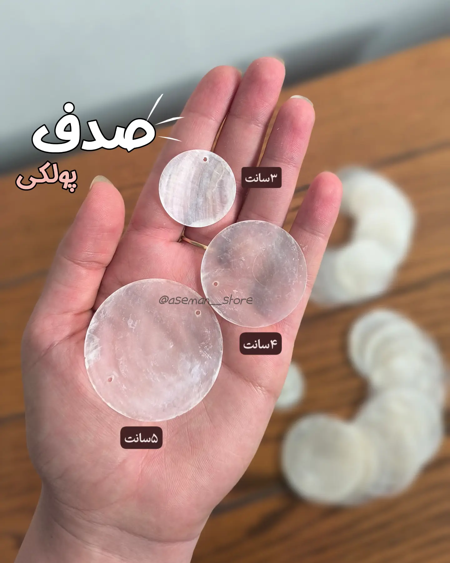 صدف پولکی طبیعی